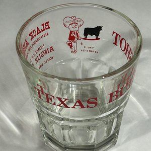 TEXAS BULL SHOT - Liquor Glass Black Angus Restaurant “No Bum Steer” Angus Sour